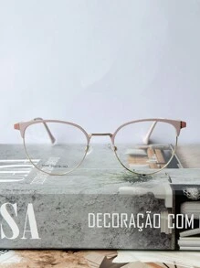女性時尚眼鏡,休閒日常使用的完美禮物送給朋友 - 淡紫色 - 查看 4