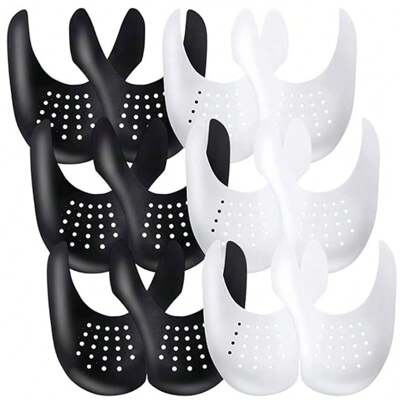 6 pares de protectores antiarrugas para zapatos, zapatillas deportivas y zapatos casuales, protectores antiarrugas para zapatos deportivos para hombres 7-12/mujeres 5-9
