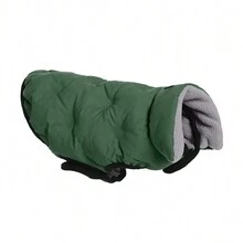 1pc Pet Clothes Winter Padded Coat For Medium And Small Dogs(random Color) - Multicolor - View 7