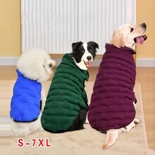 1pc Pet Clothes Winter Padded Coat For Medium And Small Dogs(random Color) - Multicolor - View 2