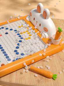 1入隨機顏色&風格小兔子磁性書寫板,用於儿童早期教育、大腦發育、diy藝術玩具 - 彩色 - 查看 9