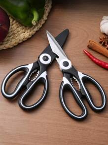 1 件家用多功能不銹鋼家禽骨剪刀 - 用於切割肉、魚和食物 - 黑色 - 查看 7