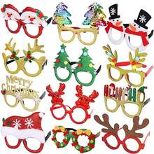 6/9/12入組聖誕節眼鏡閃亮節日派對眼鏡框聖誕節裝飾服裝眼鏡適用於聖誕節派對節日禮物 (平均碼) - 彩色 - 查看 1