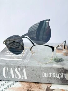 Women Fashion Glasses - Black - View 2