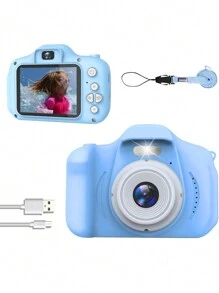 Portable Digital Camera - 藍色 - 查看 1