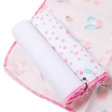 Kit 12 Paninho de Boca Bebê 100% Algodão Menina Tecido Fralda Babete Papi Enxoval Maternidade Recem Nascido RN