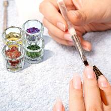 Rs Nail Dappen碗水晶碗玻璃亞克力指甲液指甲藝術 - 無色 - 查看 7