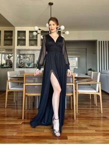 Women Prom & Evening Dresses - 黑色 - 查看 1