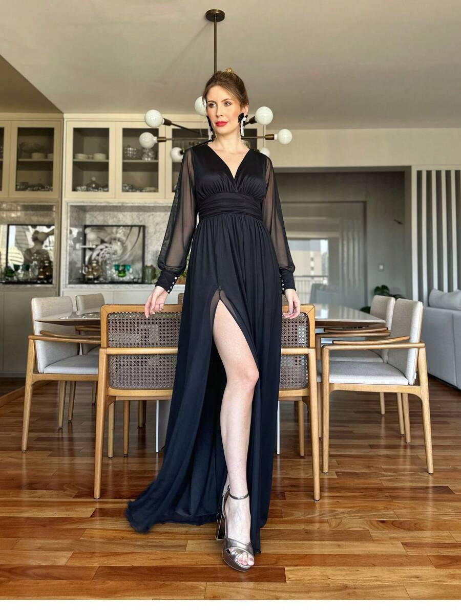 Women Prom & Evening Dresses - 黑色 - 查看 1