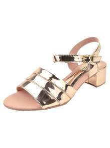 Women Heeled Sandals - Vàng - Xem 1