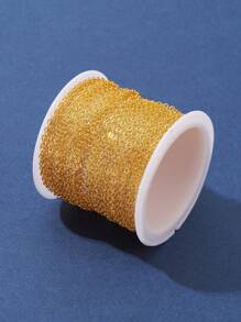 1Roll Brass Cable Chains, Soldered, With Spool, 2.2x1.9x0.3mm, Fit For 0.6x4mm Jump Rings, About 32.8 Feet(10m)/Roll - Cable Chains - View 16