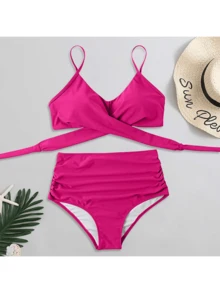 Women Burkinis - Hot Pink - View 2