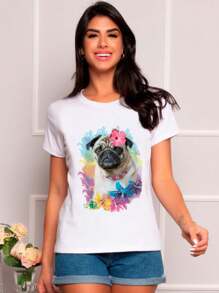 Women T-Shirts - trắng - Xem 1