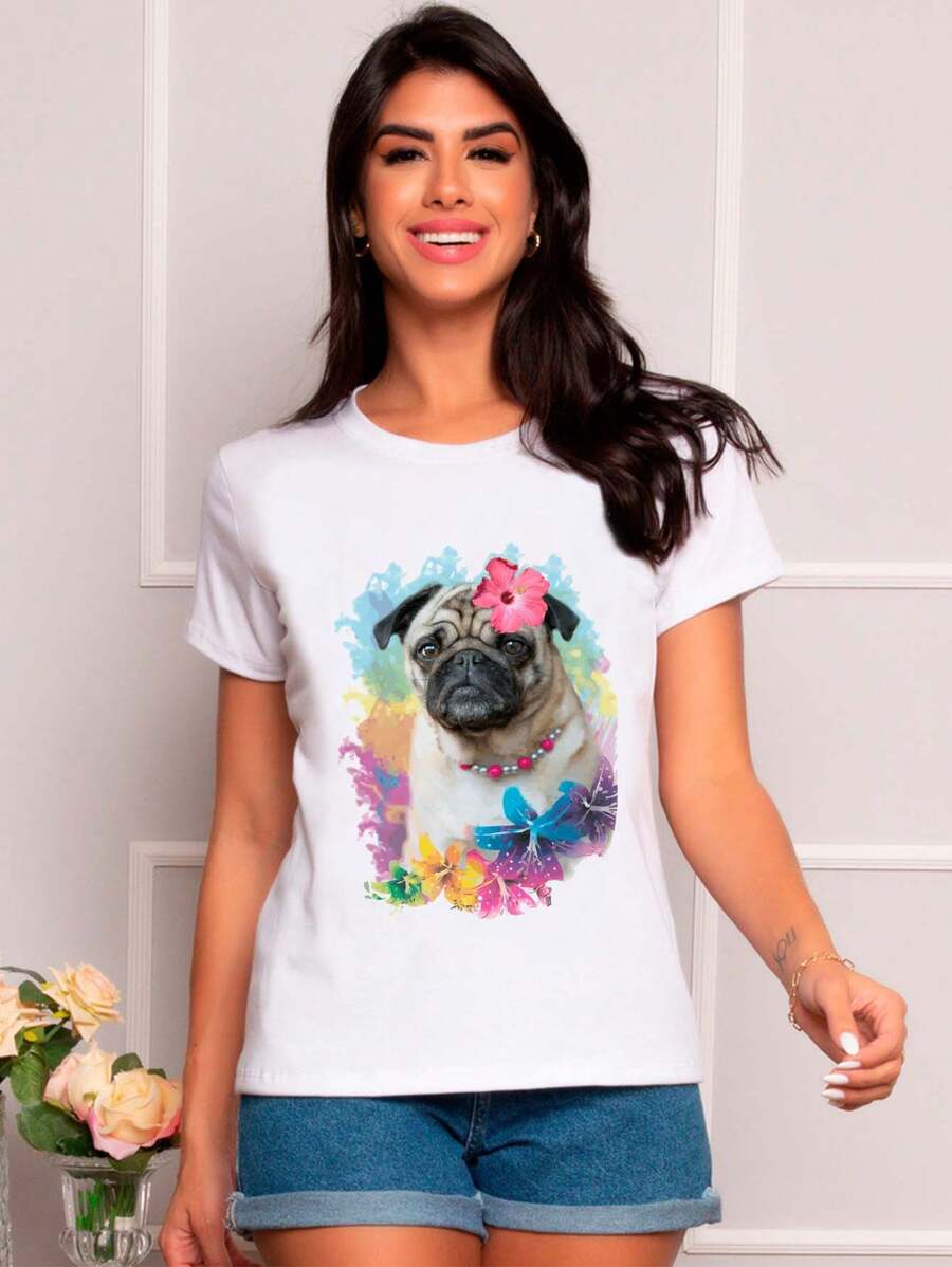 Women T-Shirts - trắng - Xem 1
