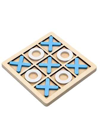 1 pieza Tablero de ajedrez de madera colorido con forma de buey, juego de rompecabezas