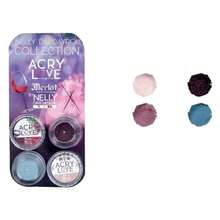 Colección Gama de 4 Acrílicos para Uñas Manicura Nail Art AcryLove - Marrón - Ver 2