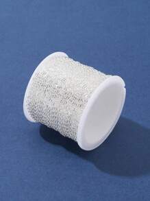 1Roll Brass Cable Chains, Soldered, With Spool, 2.2x1.9x0.3mm, Fit For 0.6x4mm Jump Rings, About 32.8 Feet(10m)/Roll - Cable Chains - View 11