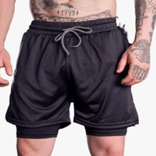 Men Shorts - 黑色 - 查看 2