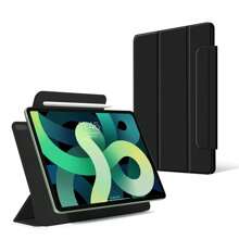 Funda magnética compatible con iPad Air de 5ta/4ta generación, iPad de 10ª generación de 10,9 pulgadas, iPad Pro de 11/12,9 pulgadas, iPad Pro de 1ra/2da/3ra/4ta/5ta/6ta generación, compatible con carga del lápiz 2da generación, funda delgada para tableta