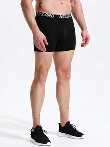 Men'S Tight Shorts For Enhanced FitnessPerformance And Running Comfort,Suitable For Marathons, Yoga And Fitness - Black - View 7