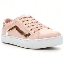 Women Wedge Sneakers - Màu hồng gỉ - Xem 2