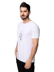 Men T-Shirts - 白色 - 查看 4