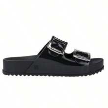 Women Flat Sandals - màu đen - Xem 4