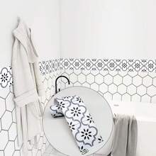 Self-adhesive Tile Sticker For Kitchen/bathroom/floor/wall, 1pc - Multicolor - View 1