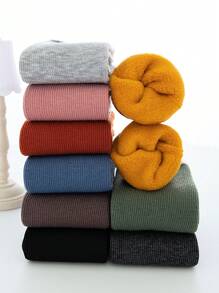 冬季加厚保暖儿童高筒保暖袜 - 藍色 - 查看 1