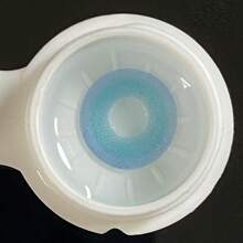1 Pair Pixie Blue Two Tone Contact Lens Big Beauty Degrees Prescription Myopia - Blue - View 3