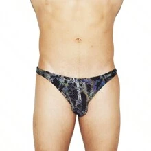 Calzon Posador Bikini Competencia Fisico Culturismo Chase - Multicolor - Ver 7