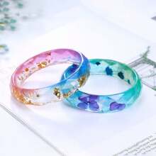 1 Stück Diy Harz Schmuck Trockenblume & Harz Diamant Spiegel Form Armreif Form, Kristall Epoxy Silikonform