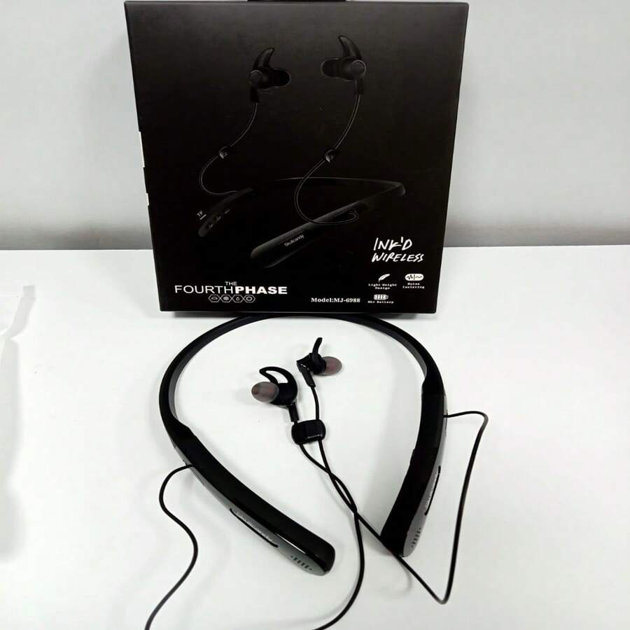 Wireless Bluetooth Headphones - Black - View 1