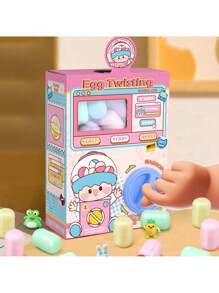 一盒随机扭蛋玩具，内含12个，神秘互动玩具，适合儿童，是完美的生日或新年礼物。 - 粉色 - 查看 6