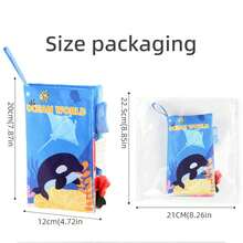 1本動物尾巴軟布書,含聲音紙,為嬰兒早期教育禮物,適用於生日/聖誕/復活節/感恩節禮物 - 恐龍 - 查看 7