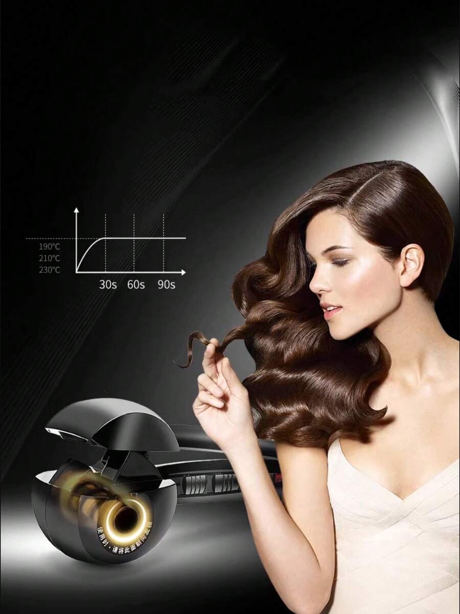 Hair Curling Irons - 黑色 - 查看 1