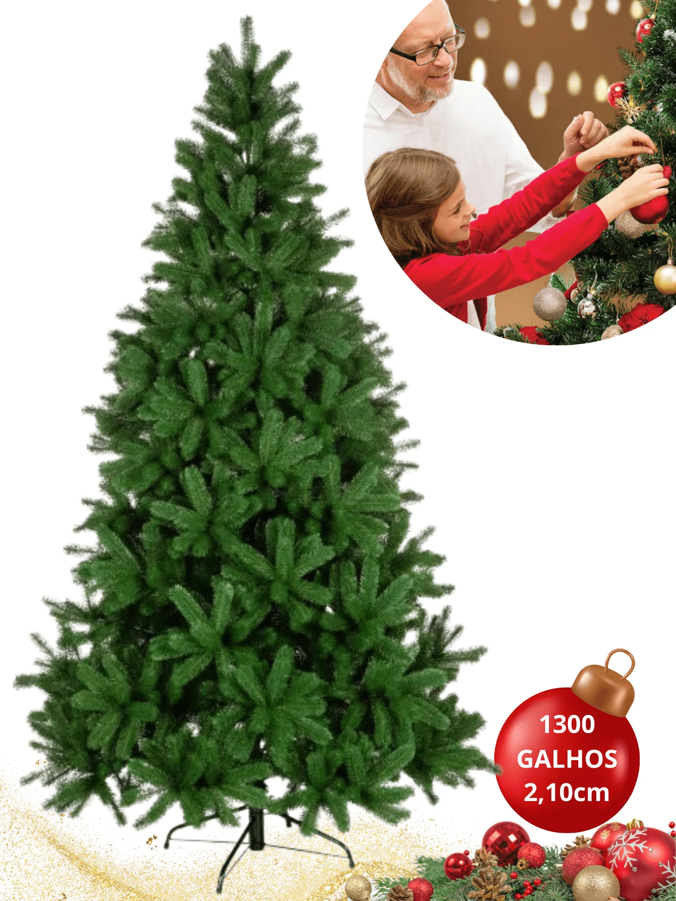 Christmas Trees - Green - View 1