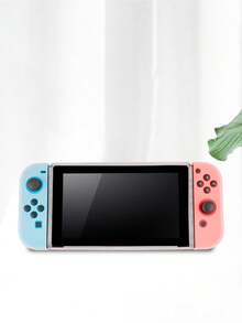 遊戲機保護殼,tpu材質軟殼保護套,馬卡龍白,與ns機型相容 - 白色 - 查看 3