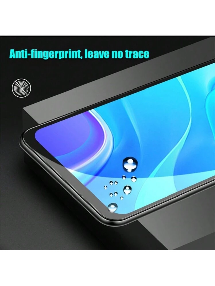 Protection En Verre Trempé 9H Pour Xiaomi Redmi 9/9A/9C - Film Complet Transparent Noir