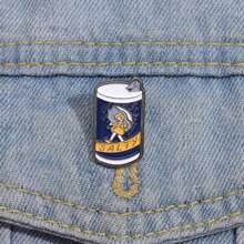 1入創意卡通可愛雨傘女孩有趣造型金屬胸針,合金可愛卡通胸章,假日裝飾別針女士和女孩裝飾卡通別針假日禮物 - 彩色 - 查看 1