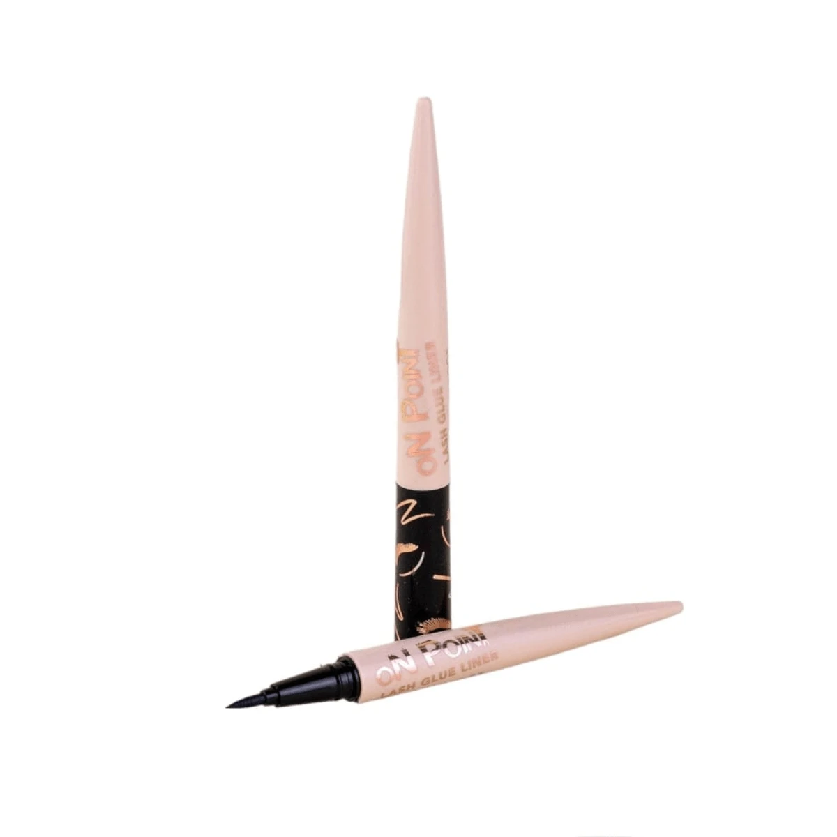 Eyeliner With Adhesive For Eyelashes 2 In 1 On Point Italia - Black - View 1