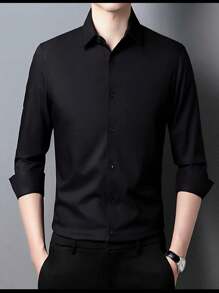 Men Shirts - Black - View 1