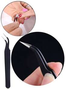 3d蝴蝶結指甲裝飾珍珠美甲貼紙黑白指甲裝飾女孩指甲沙龍diy指甲裝飾工藝珠寶用品 - 黑與白 - 查看 4