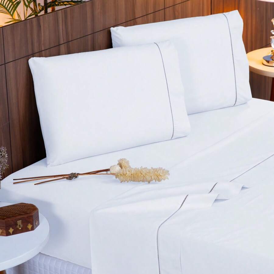 Sheet Sets with Pillowcases - 白色 - 查看 1