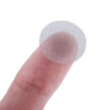 200入組抽煙斗濾網,附贈儲存盒（不鏽鋼材質）,適用於3/4英寸、5/8英寸和1/2英寸 - 不銹鋼 - 查看 4