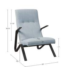Manhattan Accent Chair - Màu xanh nhạt - Xem 2