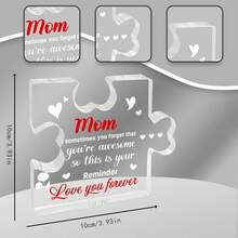 Acrylic Plaque With Grateful Sayings For Mother'S Day, Unique Mom Gift Ideas For Any Occasion, Perfect Party Table Decoration - Multicolor - View 3