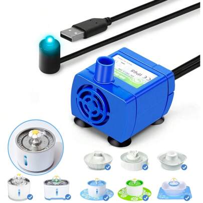 Quiet and Efficient Pet Water Pump - Replacement Motor Accessories for Cat Water Fountain and Dispenser - Keep Your Pet Hydrated and Healthy