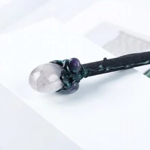 1根水晶球魔杖,巫師女巫角色扮演道具,硬木製,長32cm,節日禮物 - 11 - 查看 5