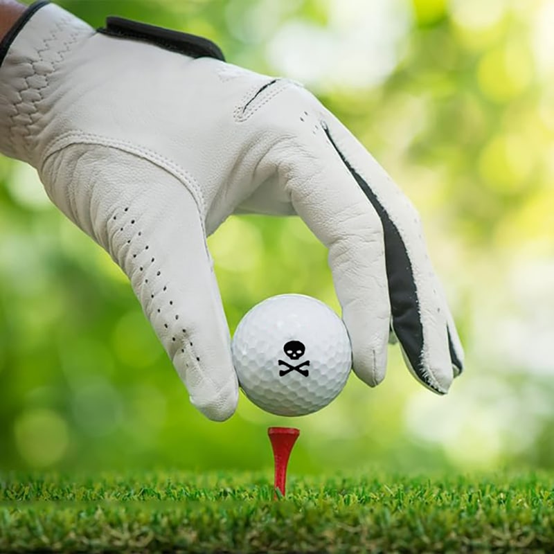 Golf Stamp Custom Golf Marks Personalized Golf Template (Green Clover